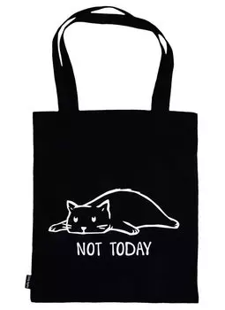 Сумка "Not today. Кот", 40 х 32 см