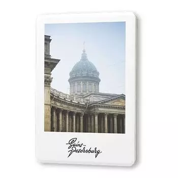 Сувенир, Магнит Купол Казанского собора 5,6*8,3см, картон