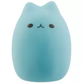 Светильник LED Котик овальный, 8х10см, цвета в ассортименте