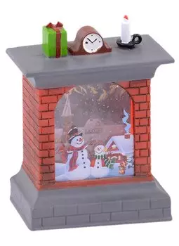 Светильник LED Новогодний камин (пластик)
