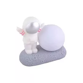 Светильник LED "Космонавт и луна", 12 х 13 см