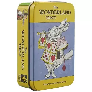 Таро Аввалон, The Wonderland Tarot Таро Чудес (карты на англ. яз. в жестяной коробке) (ПИ)