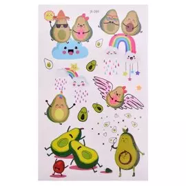 Тату Avocado style, 15,5*8, (микс)(орр)