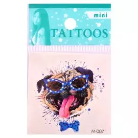 Тату Fashion doggy, 9,5*6,5 (микс)(орр)