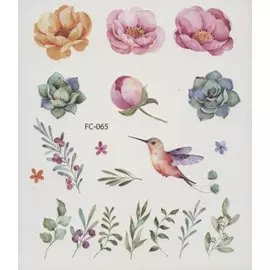 Тату Гербарий микс (10,5*12см)