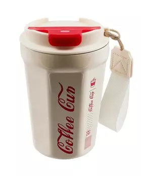 Термостакан Coffee Cup (пластик/металл) (350мл)