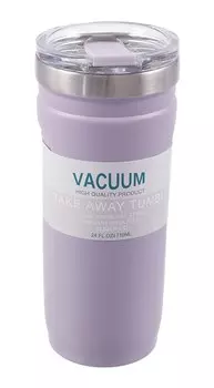 Термостакан Лавандовый (пластик/металл) (710мл) (12-07599-M6)