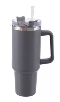 Термостакан с ручкой Серый (пластик/металл) (1200мл) (12-16110-202405-B31)
