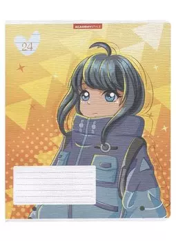 Тетрадь 24л лин. "Аниме" микротекстурирование