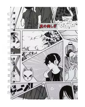 Тетрадь 80л кл. "Аниме. Страничка манги" спираль, пласт.обложка