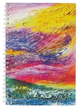 Тетрадь А4 120л кл. "Живопись" 7БЦ, евроспираль,глянц.ламин.