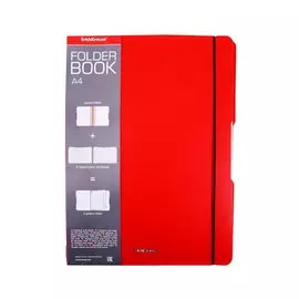 Тетрадь в клетку Erich Krause, Folder book, А4, 96 листов, в ассортименте