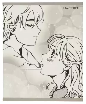 Тетрадь А5 48л кл. "Комикс (Эксклюзив)" скрепка, мелов.картон, мат.ламинирование, поля, термопленка, уп. гофр., 5 видов