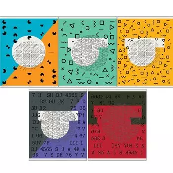 Тетрадь общая в клетку «Цвета и текстуры», А5, 48 листов