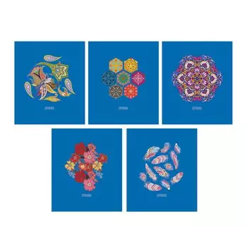 Тетрадь общая в клетку «Калейдоскоп цвета», А5, 48 листов