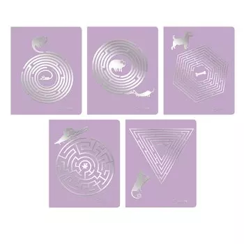 Тетрадь общая в клетку «TOTAL LILAC. Лабиринты», А5, 48 листов