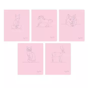 Тетрадь общая в клетку «TOTAL ROSE. Art Line», А5, 48 листов