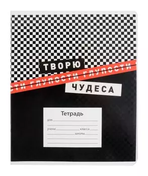 Тетрадь в клетку Феникс+, "Фразы с характером", 18 листов