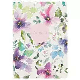 Тетрадь в клетку «Fleurs», 48 листов