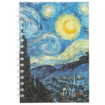 Тетрадь в клетку Hai Bin, "Звёздная ночь", 96 листов
