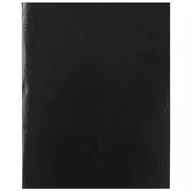 Тетрадь в клетку «Metallic», чёрная, 96 листов