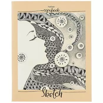 Тетрадь в клетку «Sketch», 80 листов