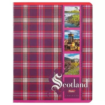 Тетрадь в линейку «Шотландка», 48 листов