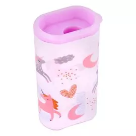 Точилка 1отв. "Единорог" контейнер