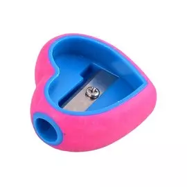 Точилка 1отв. "Heart", ассорти