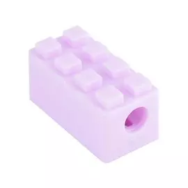 Точилка 1отв. "Лего" контейнер, пастельн.ассорти