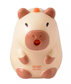 Точилка механическая "Капибара" пвх бокс, ассорти