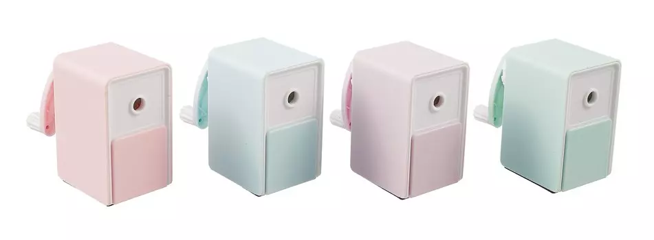 Точилка механическая "Pastel colors", пвх-бокс, ассорти, Yoi