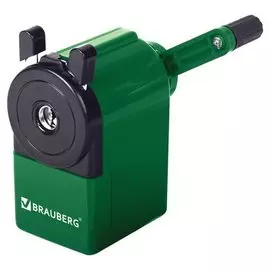 Точилка механическая "JET", металлический механизм, корпус зеленый