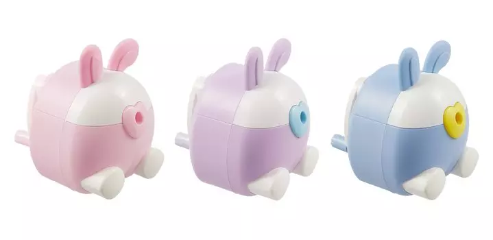 Точилка механическая "Зайка", пвх-бокс, ассорти