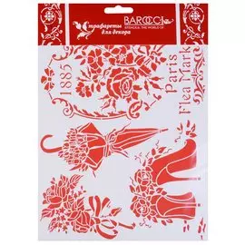 Трафарет Barocci ПВХ Туфли 20х25см Л-131