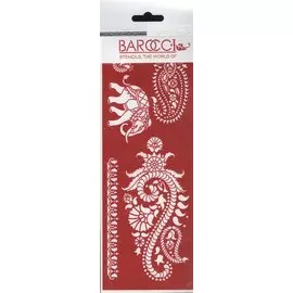Трафарет Barocci универсальный Индия + слон 8,5х23см ТУ-40