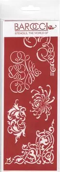Трафарет Barocci универсальный Угол арабский + астра 8,5х23см ТУ-18