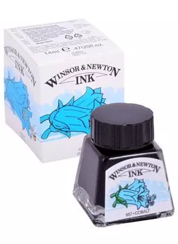 Тушь художественная Winsor&amp;Newton, 14 мл, кобальт