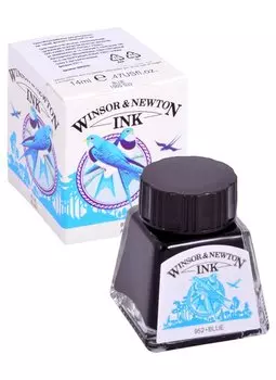 Тушь художественная Winsor&amp;Newton, 14 мл, синяя