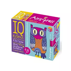 Умные кубики. Контуры. 50 игр для развития интеллекта.