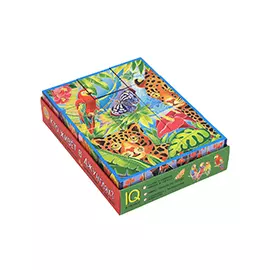 Умные кубики в поддончике. 12 штук. Кто живёт в джунглях?