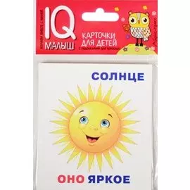 Умный малыш. Он, она, они, оно. Набор карточек для детей.
