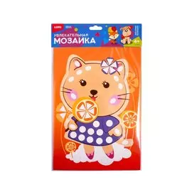 Набор для творчества LORI Увлекательная мозаика (набор большой) Кошечка Км-012