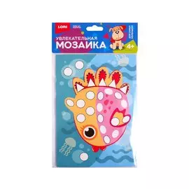 Набор для творчества LORI Увлекательная мозаика (набор малый) Рыбка Км-007