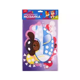 Набор для творчества LORI Увлекательная мозаика (набор большой) Собачка-пилот Км-009