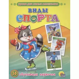Виды спорта: 16 обучающих карточек