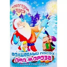 Волшебный посох деда Мороза. Книжка с наклейками