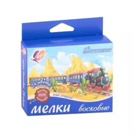 Восковые мелки Фантазия, 24 цвета,масляная основа, Луч