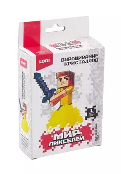 Выращивание кристаллов Мир пикселей "Пиксельный воин"
