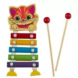 Ксилофон «Животные», 10 х 21 см